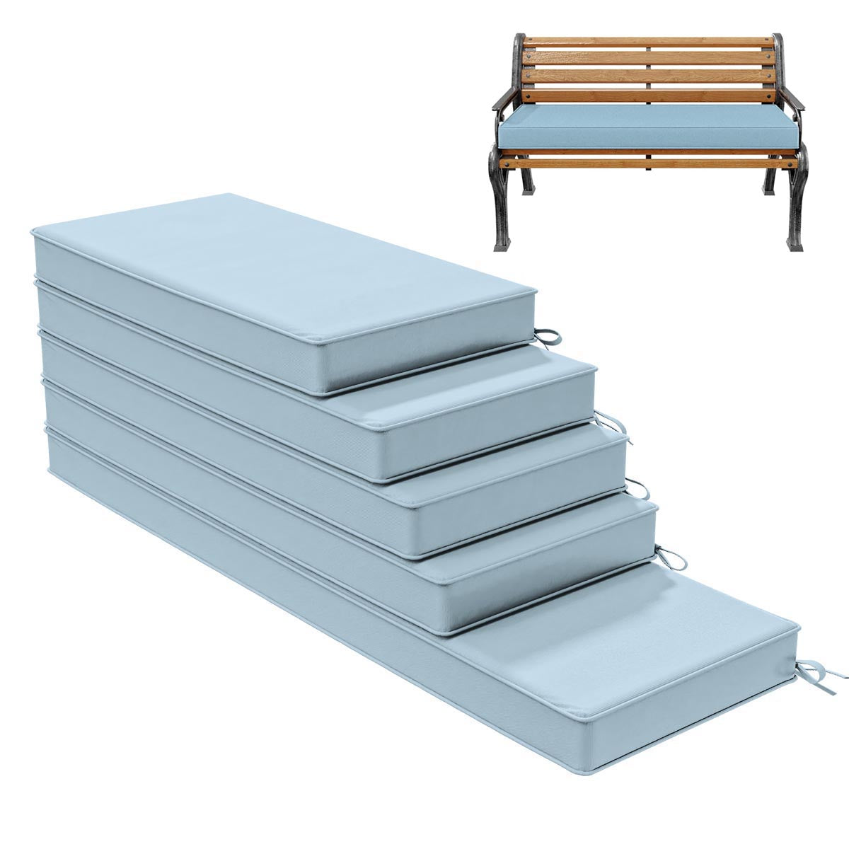 Outdoor Bench Cushion for Backyard Garden