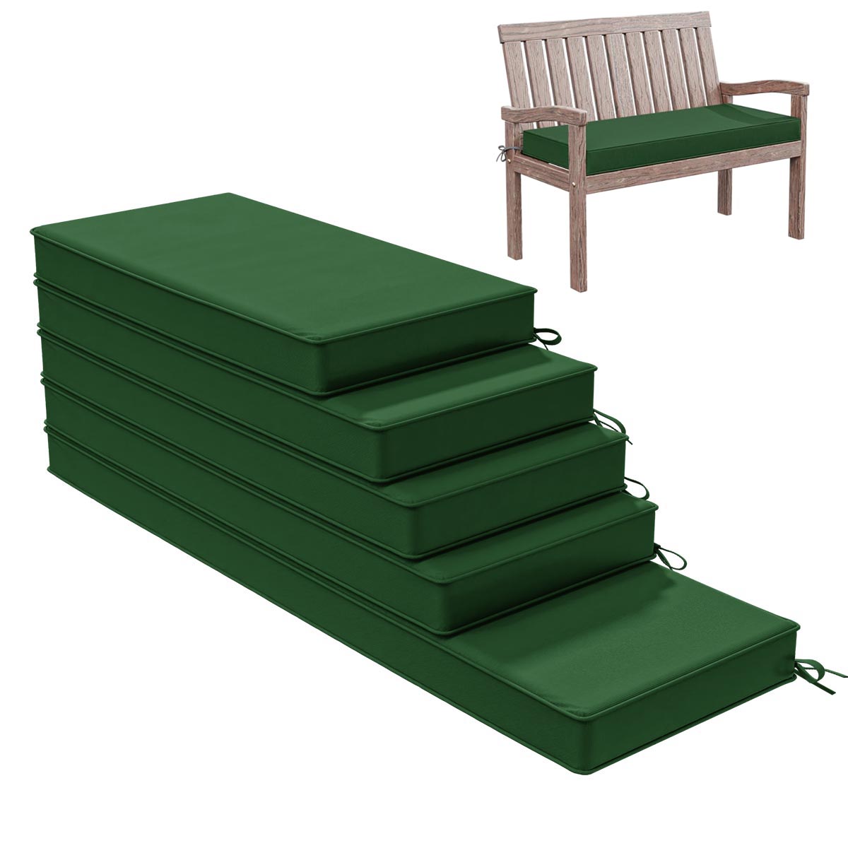 Outdoor Bench Cushion for Backyard Garden