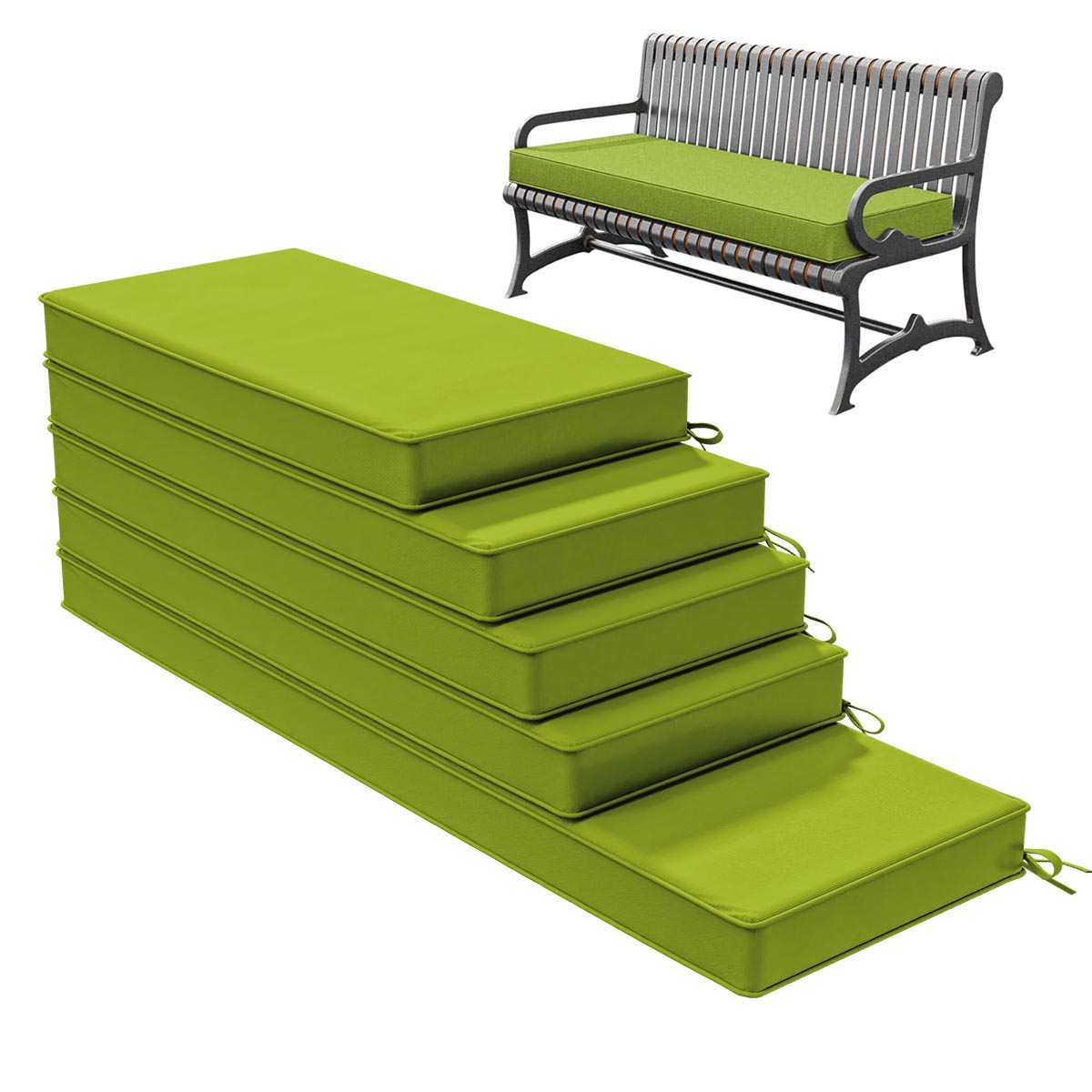 Outdoor Bench Cushion for Backyard Garden