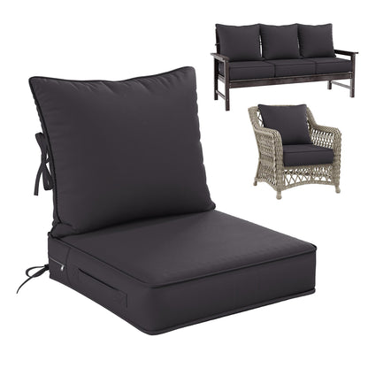 Deap Seat & Backrest Cushions Set