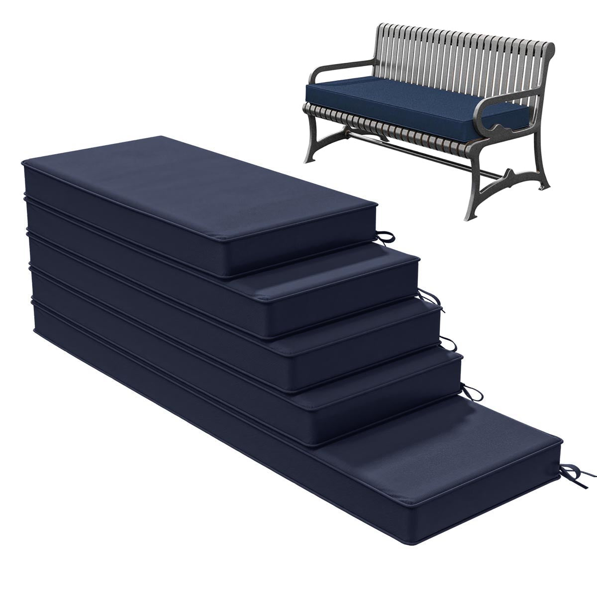 Outdoor Bench Cushion for Backyard Garden