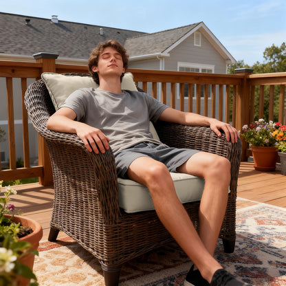 Deap Seat & Backrest Cushions Set