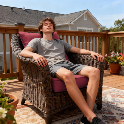 Deap Seat & Backrest Cushions Set