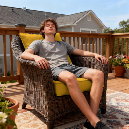 Deap Seat & Backrest Cushions Set