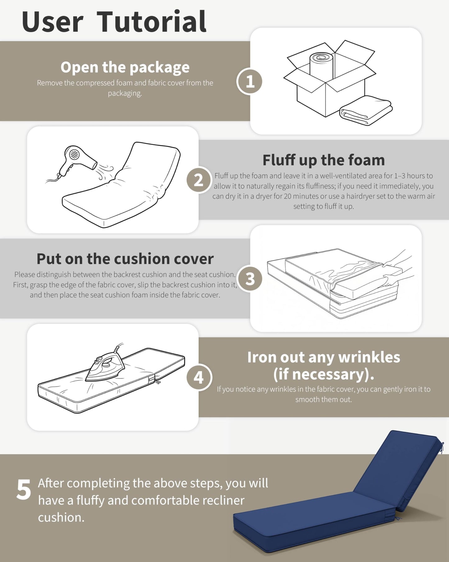 Lounge Chair Cushion
