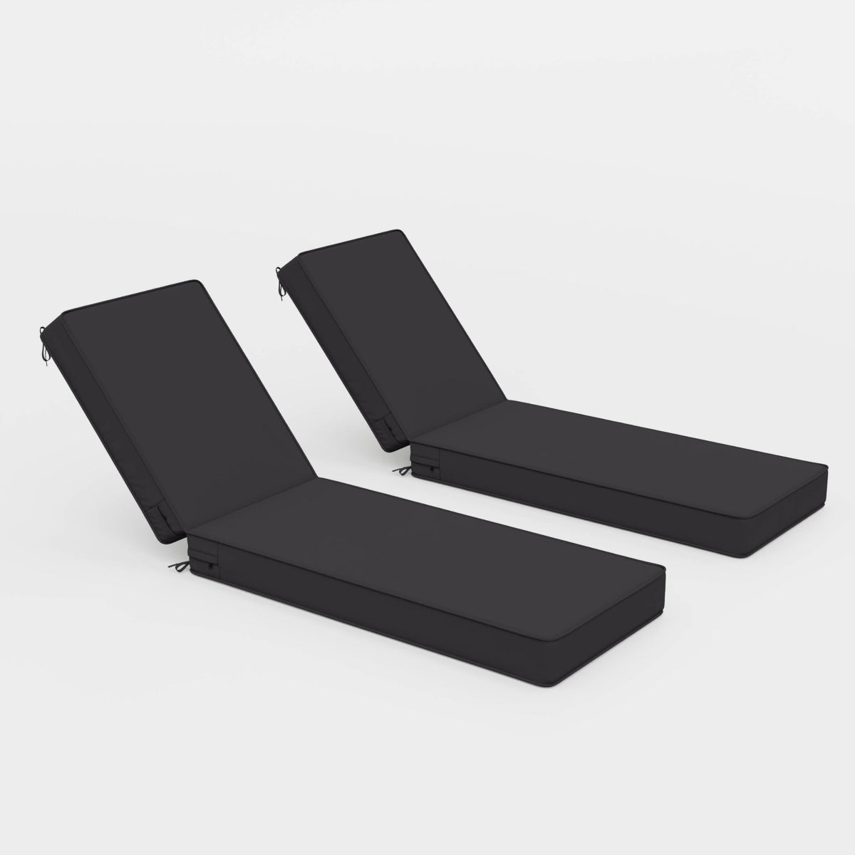 2PCS Outdoor Chaise Lounge Cushions