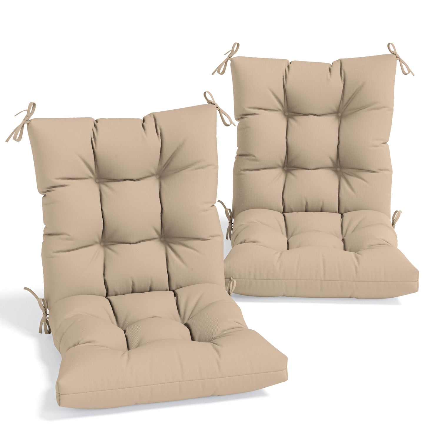 2PCS High Back Replacement Cushions