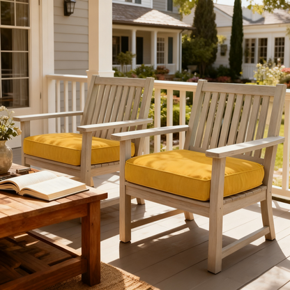 2PCS Outdoor Patio Seat Pads