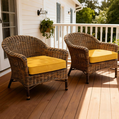 2PCS Outdoor Patio Seat Pads