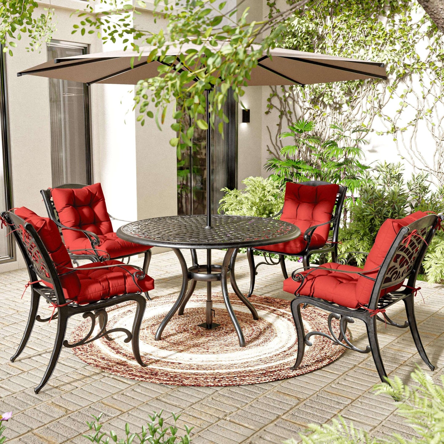 2PCS High Back Replacement Cushions Snubbull