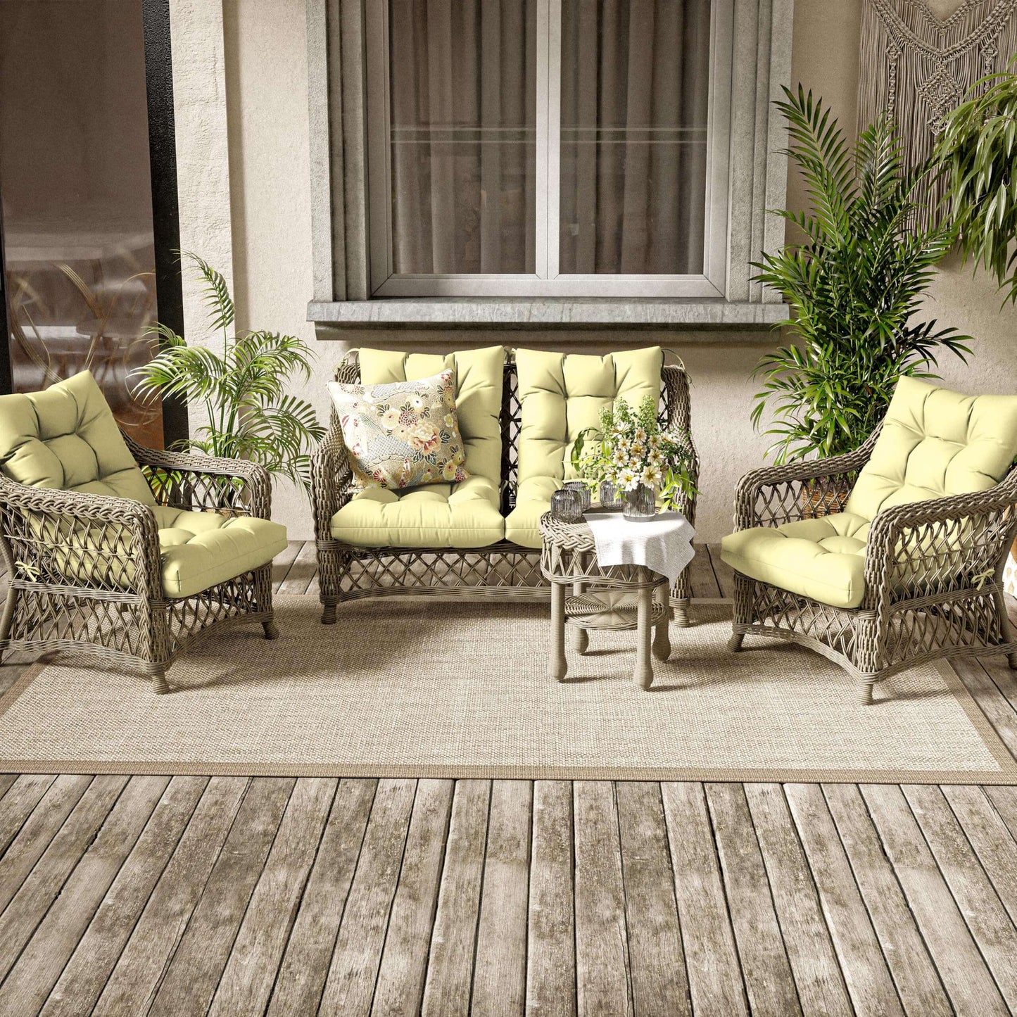 2PCS High Back Replacement Cushions Snubbull