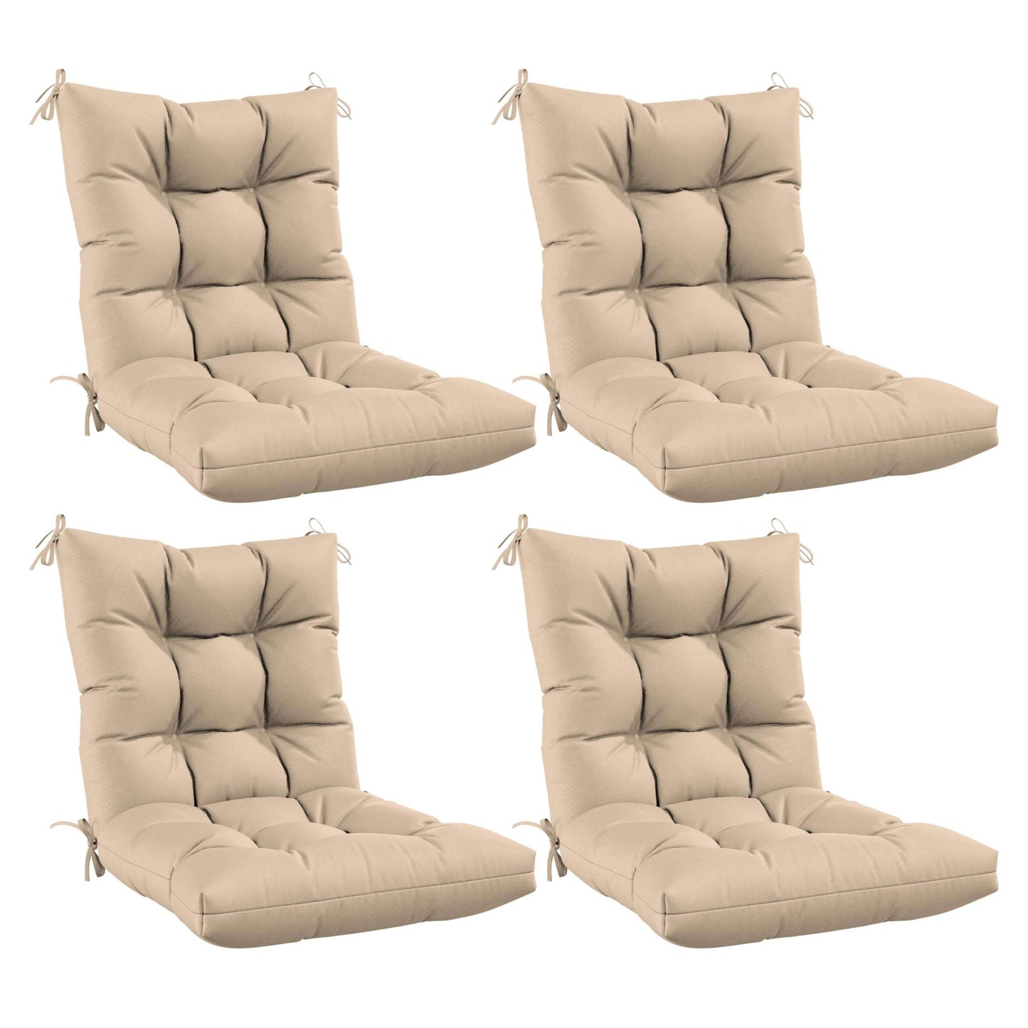 4PCS High Back Rocking Chair Cushions Snubbull