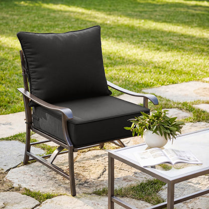 Outdoor Seat Cushion Pillow Set