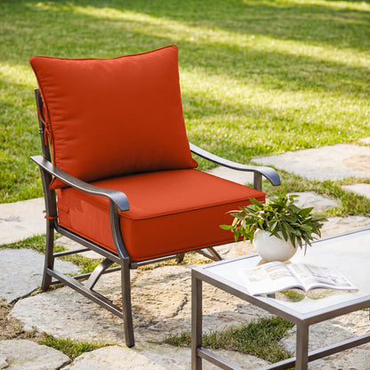 Outdoor Seat Cushion Pillow Set