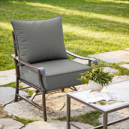 Outdoor Seat Cushion Pillow Set