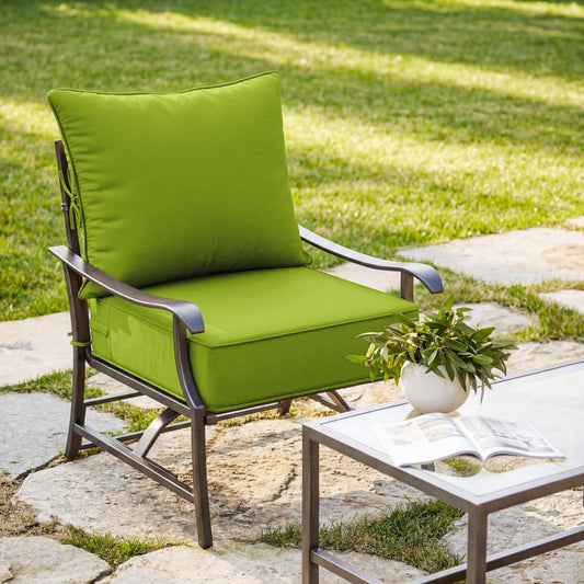 Outdoor Seat Cushion Pillow Set