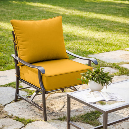 Outdoor Seat Cushion Pillow Set