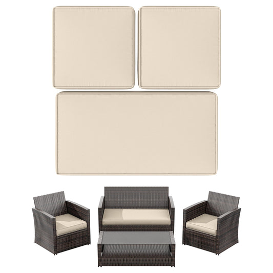 3PCS Patio Chair Seat Cushions