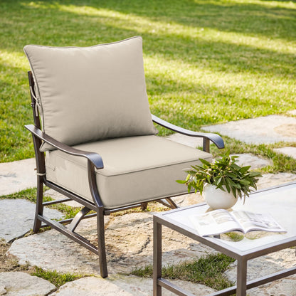 Outdoor Seat Cushion Pillow Set