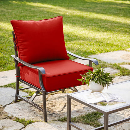 Outdoor Seat Cushion Pillow Set