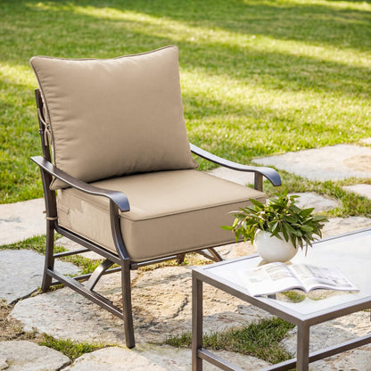 Outdoor Seat Cushion Pillow Set