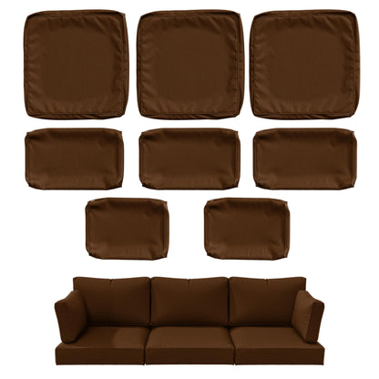 Outdoor Cushion Cover Replacement for 3-Seat Sofa