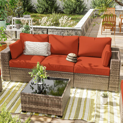Outdoor Cushion Cover Replacement for 3-Seat Sofa