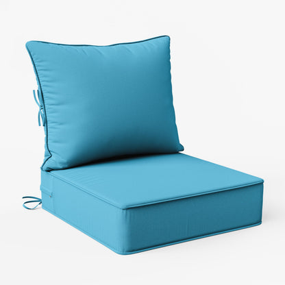 Outdoor Seat Cushion Pillow Set
