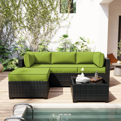 Outdoor Cushion Cover Replacement for 4-Seat Sofa
