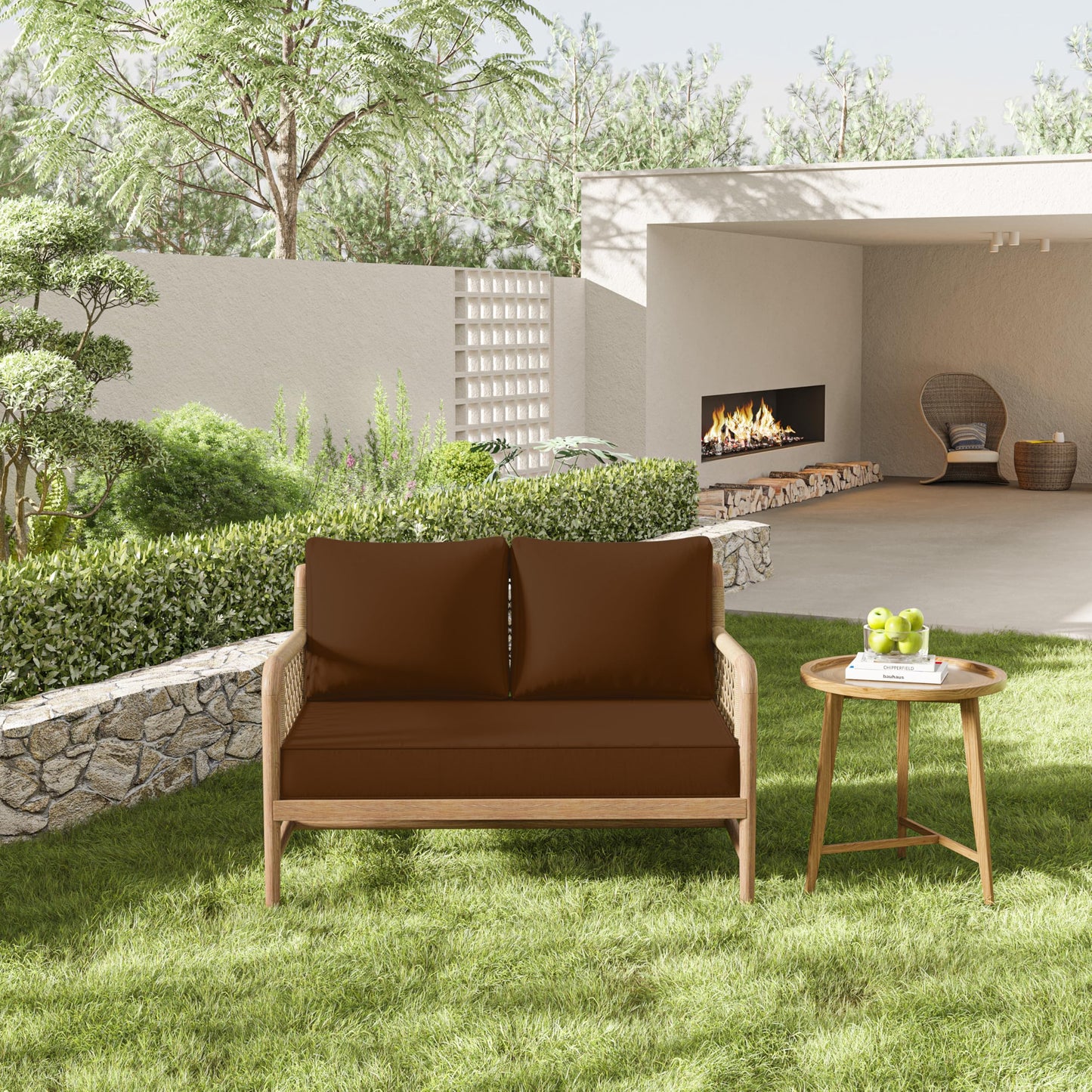 Outdoor Loveseat Cushion