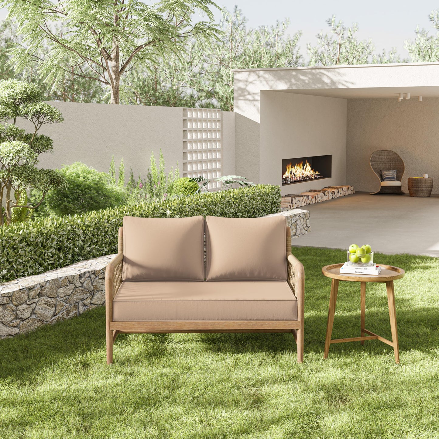 Outdoor Loveseat Cushion