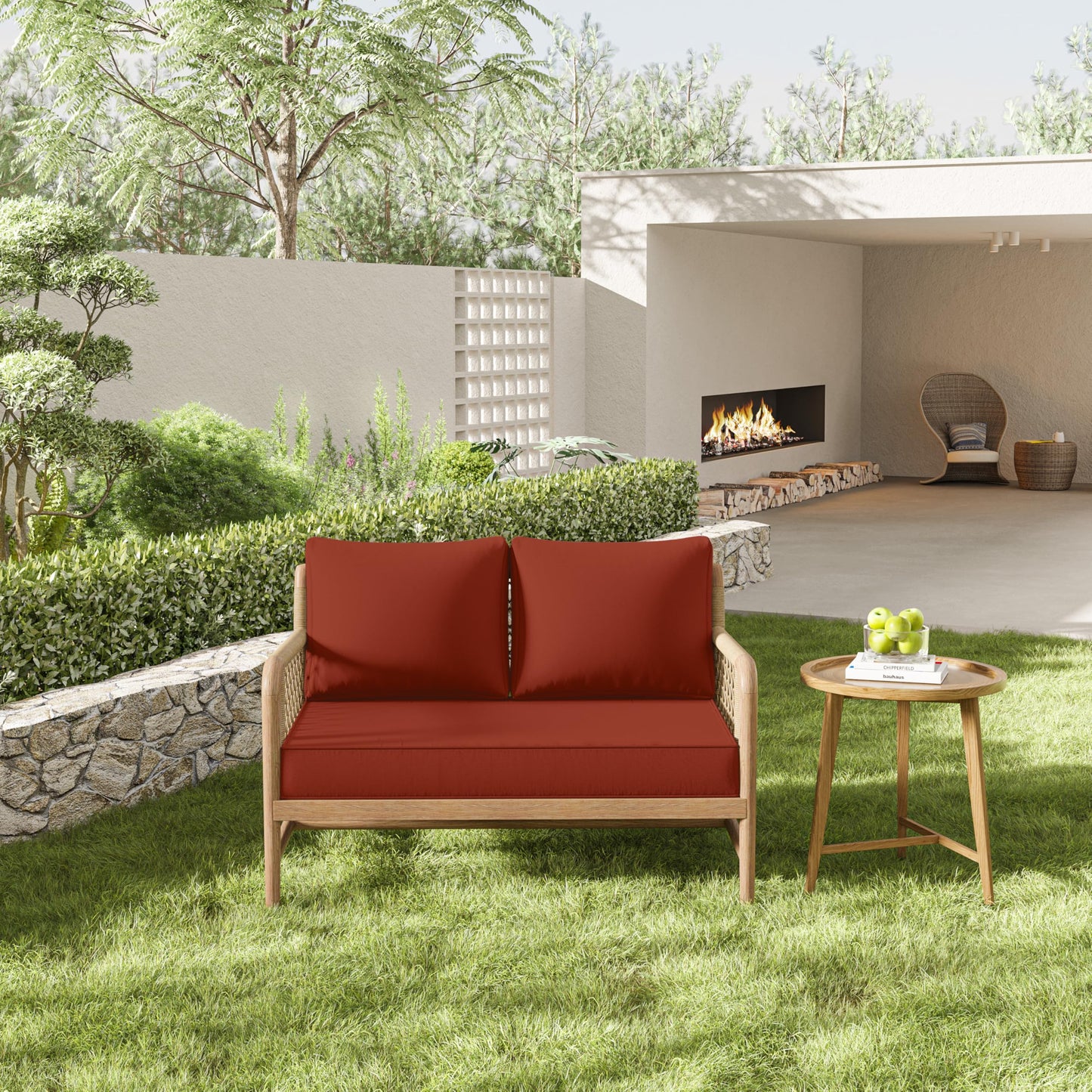 Outdoor Loveseat Cushion