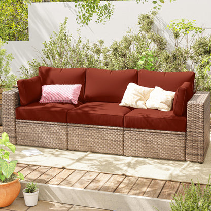 Outdoor Cushion Cover Replacement for 3-Seat Sofa