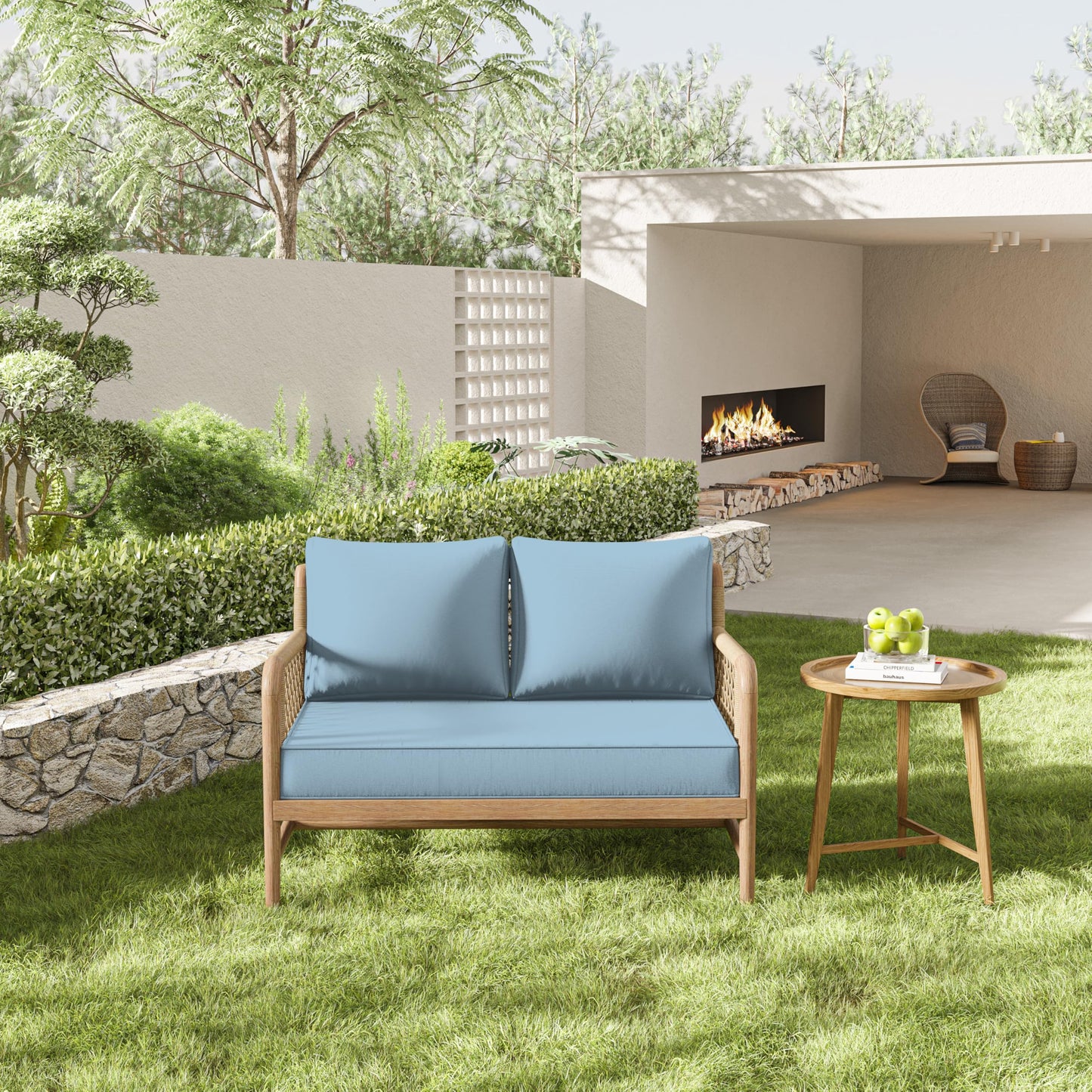 Outdoor Loveseat Cushion