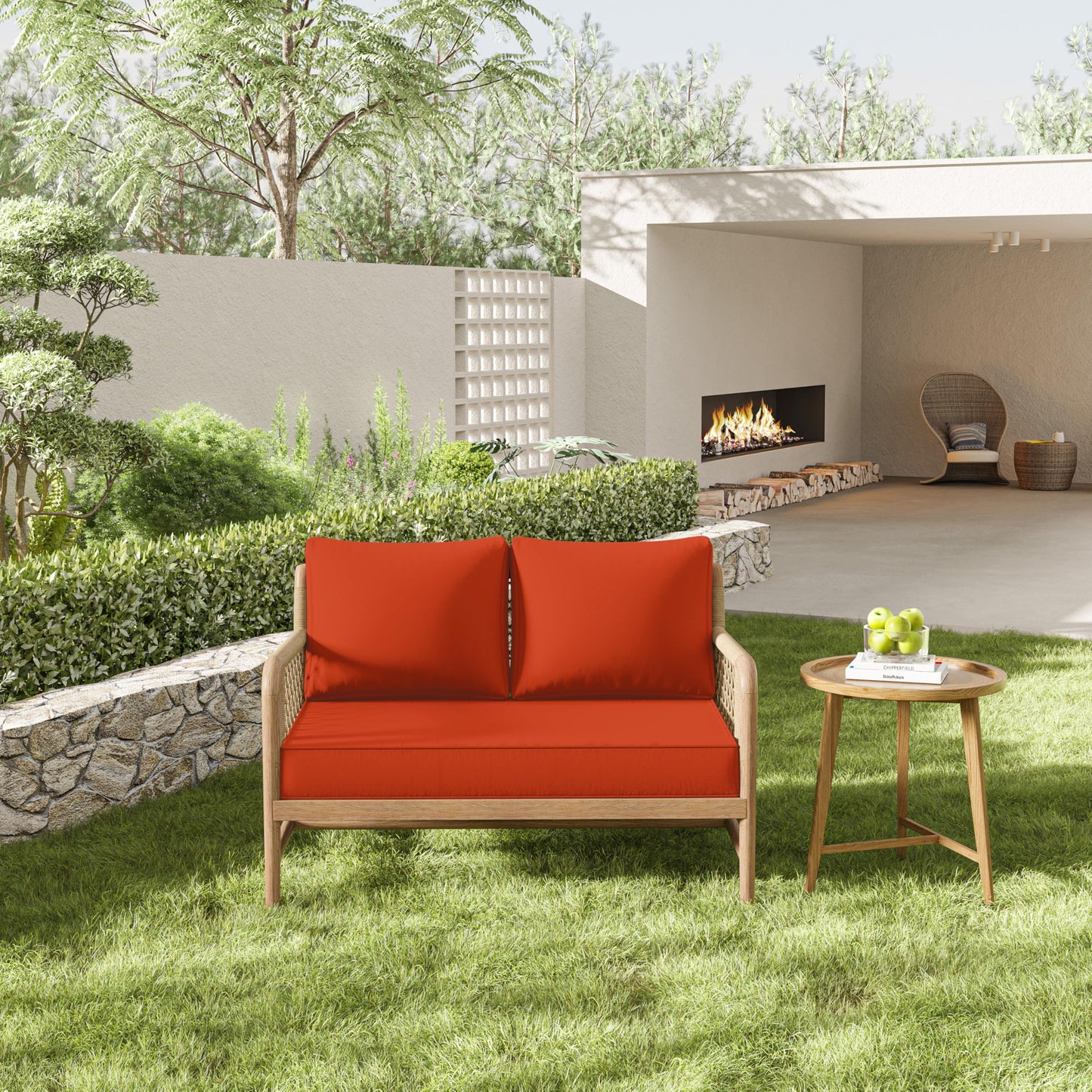 Outdoor Loveseat Cushion