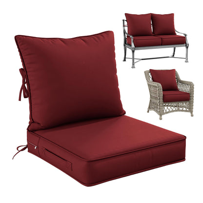 Deap Seat & Backrest Cushions Set