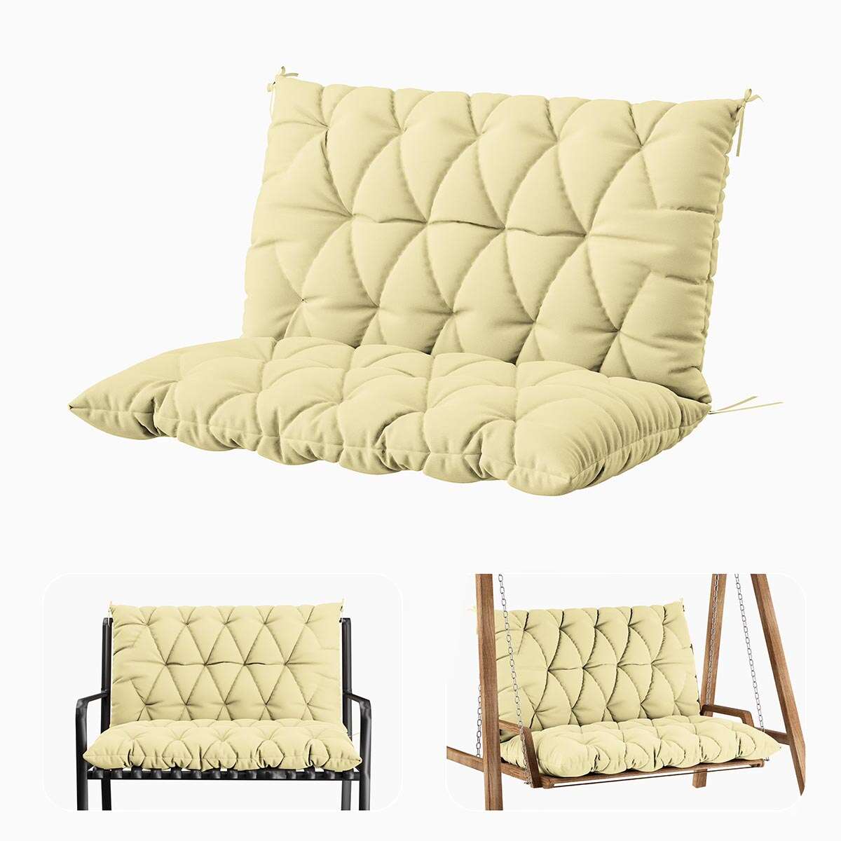 Porch Swing Cushion with Backrest Snubbull