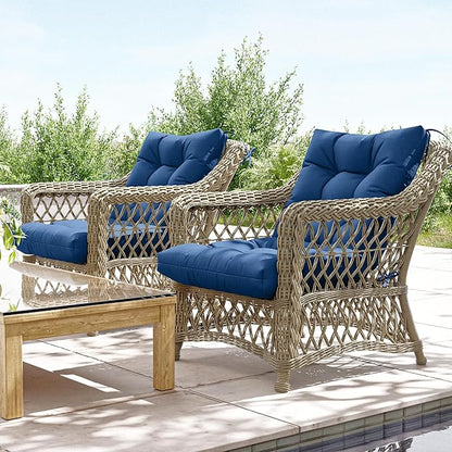 2PCS High Back Rocking Chair Cushions