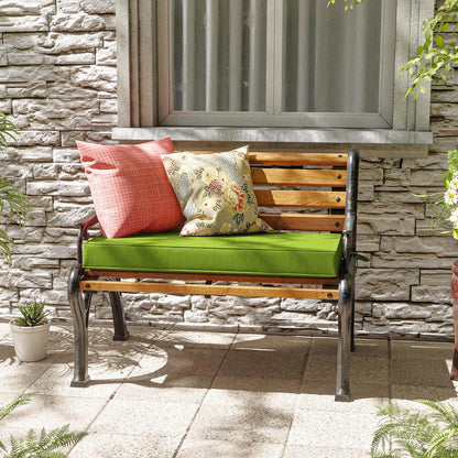 Outdoor Bench Cushion for Backyard Garden