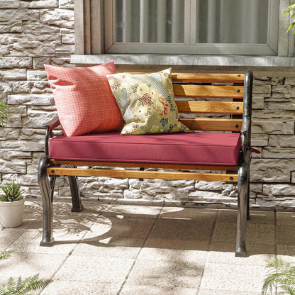 Outdoor Bench Cushion for Backyard Garden