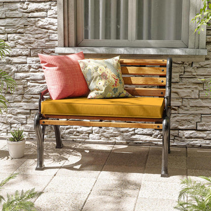 Outdoor Bench Cushion for Backyard Garden