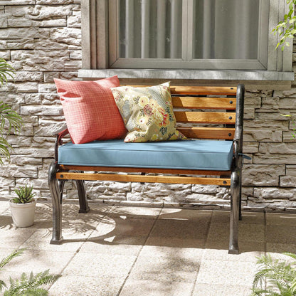 Outdoor Bench Cushion for Backyard Garden