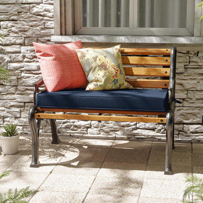 Outdoor Bench Cushion for Backyard Garden