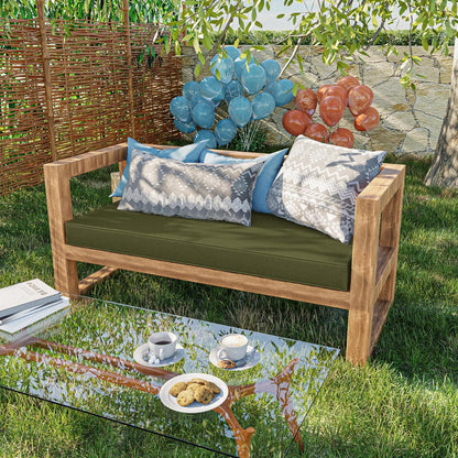 Outdoor Bench Cushion for Backyard Garden