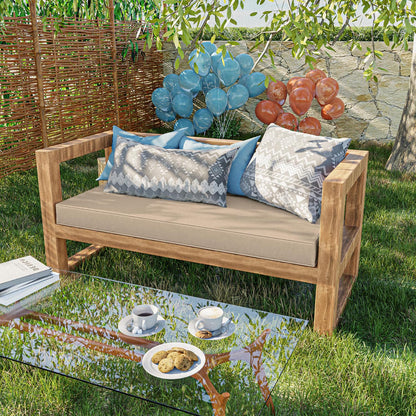 Outdoor Bench Cushion for Backyard Garden