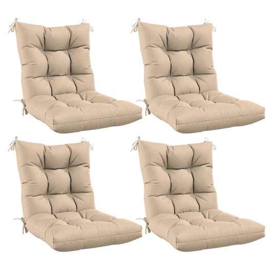 4PCS High Back Rocking Chair Cushions
