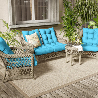 2PCS High Back Rocking Chair Cushions