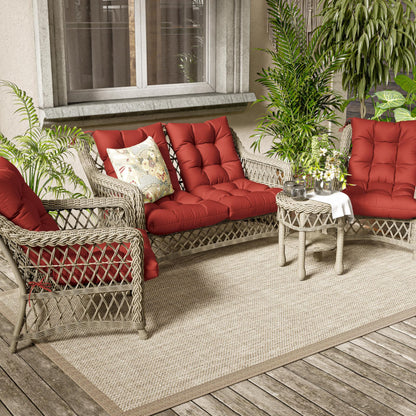 2PCS High Back Rocking Chair Cushions