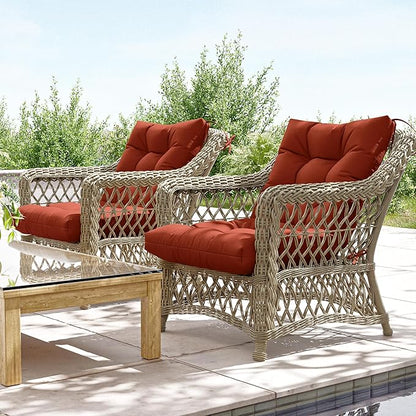 2PCS High Back Rocking Chair Cushions