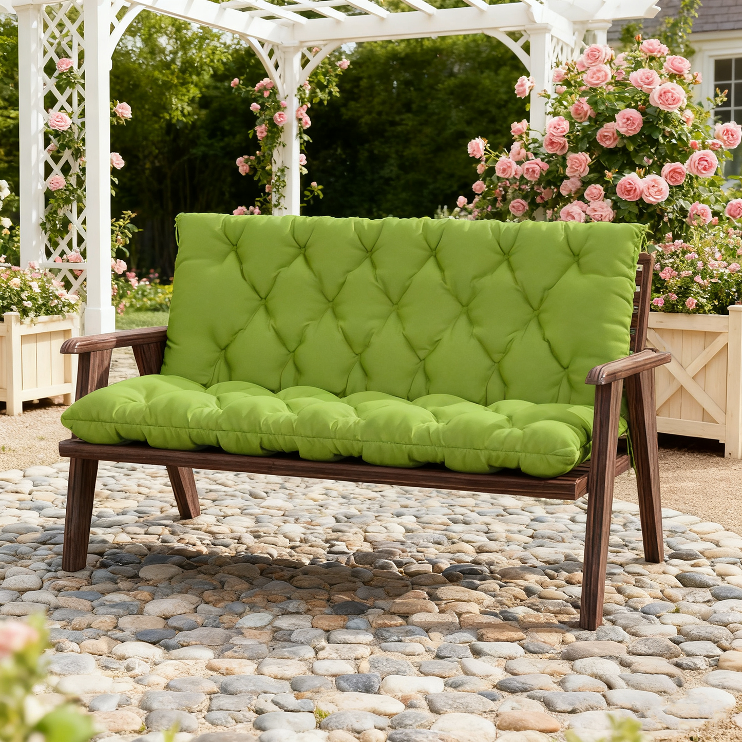 Porch Swing Cushion with Backrest